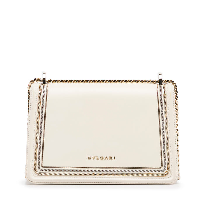 Serpenti Diamond Blast Crossbody White - Gaby Paris