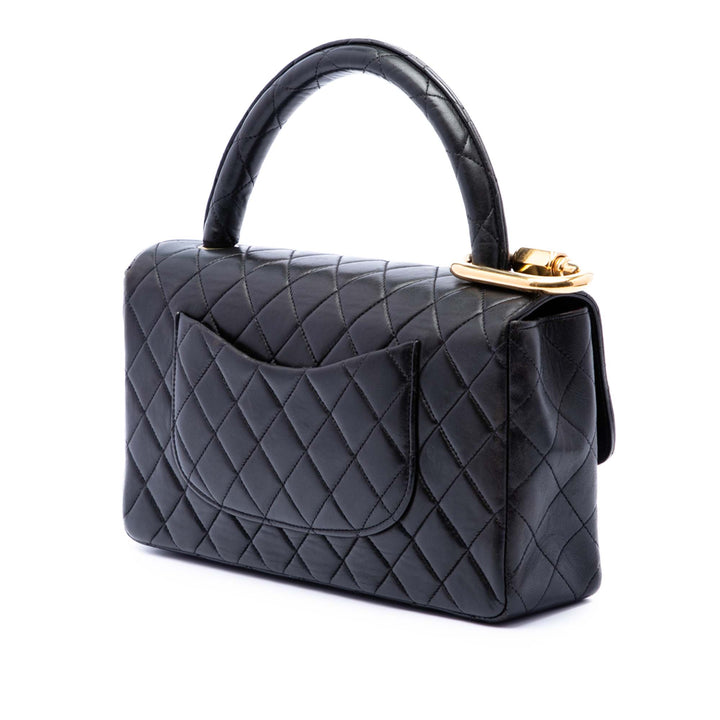 Chanel Medium Cuir d’agneau Kelly Parent sac à anse supérieure