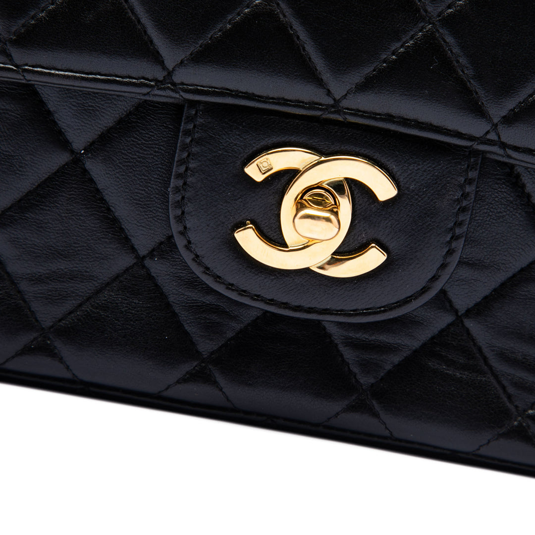 Chanel Medium Cuir d’agneau Kelly Parent sac à anse supérieure