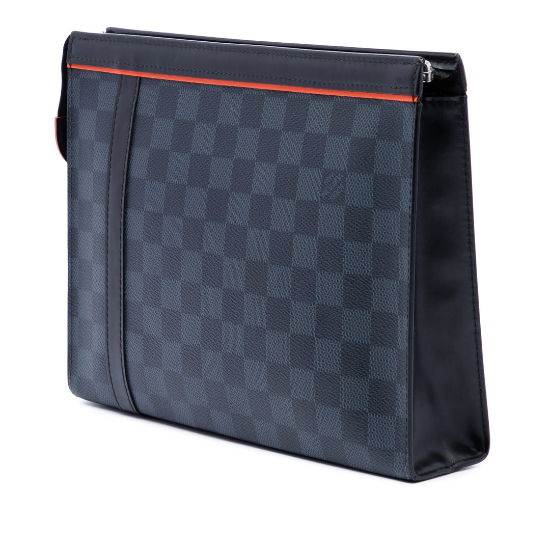 Louis Vuitton Damier Cobalt Race Pochette Voyage MM