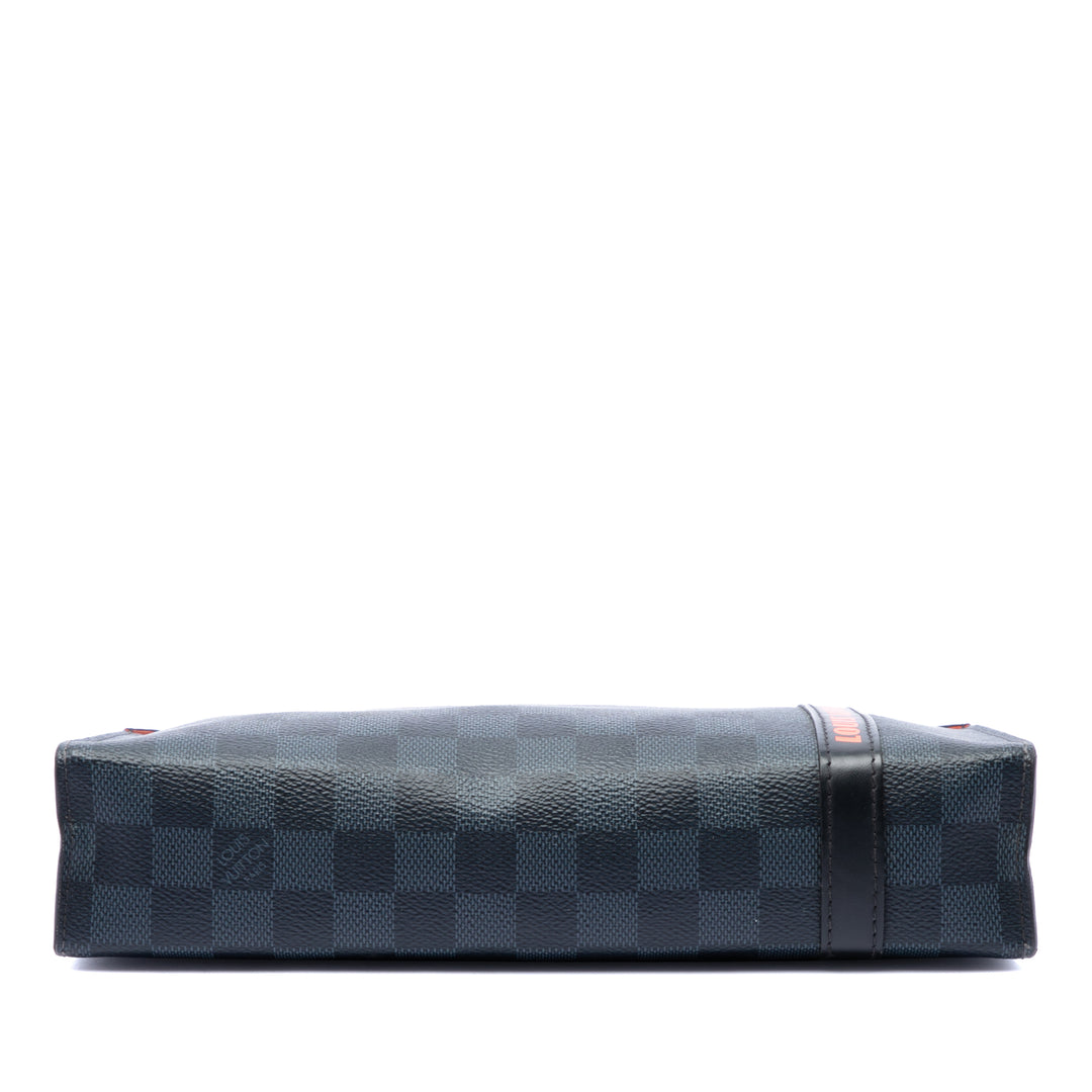 Louis Vuitton Damier Cobalt Race Pochette Voyage MM