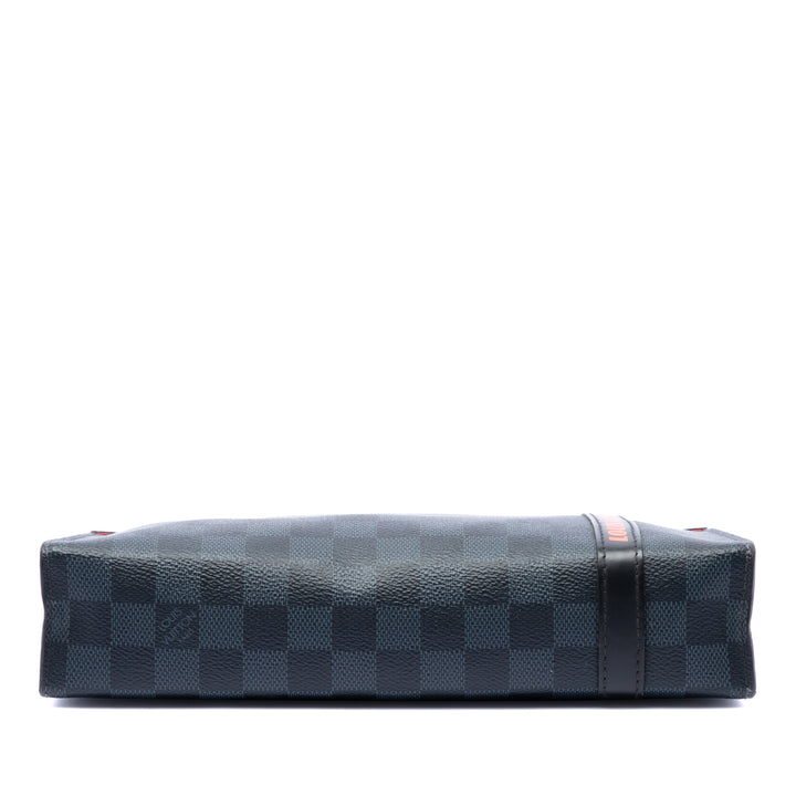 Louis Vuitton Damier Cobalt Race Pochette Voyage MM