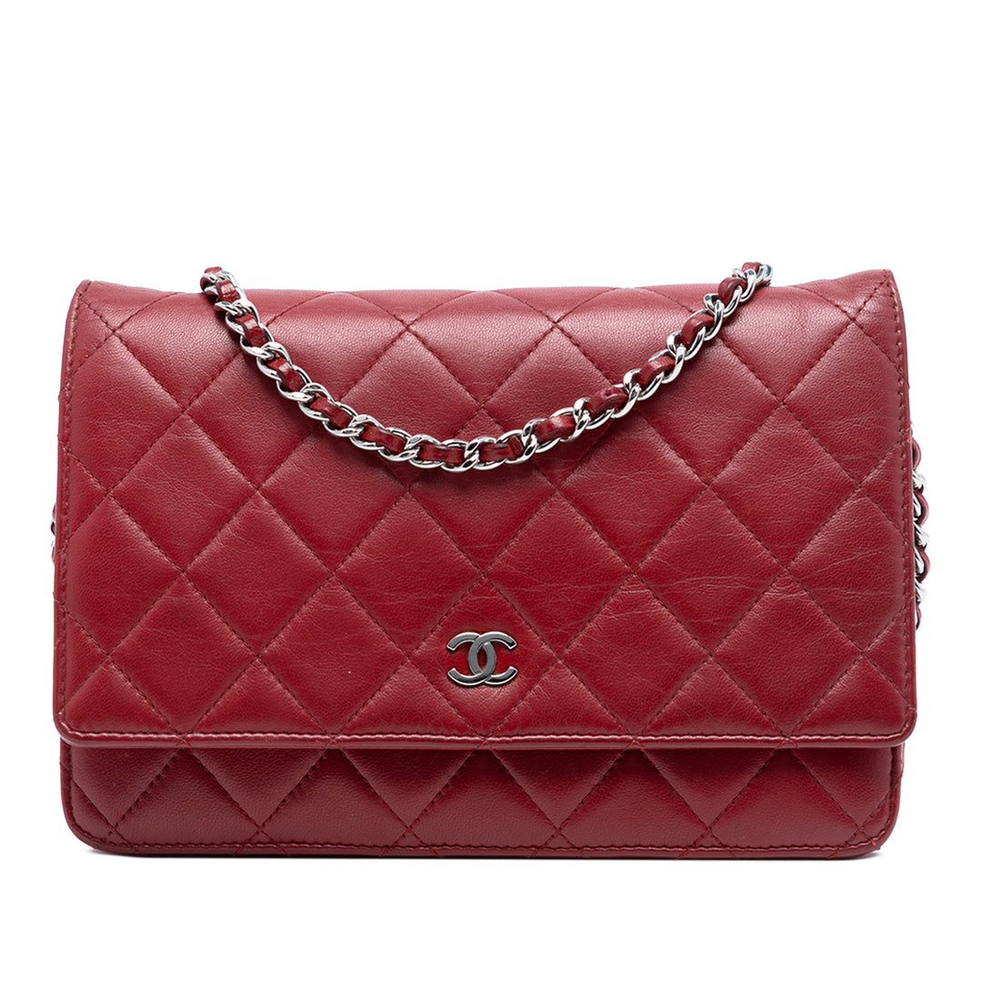 Chanel CC Matelassé Cuir d’agneau Wallet on Chain – GABY PARIS Authentique