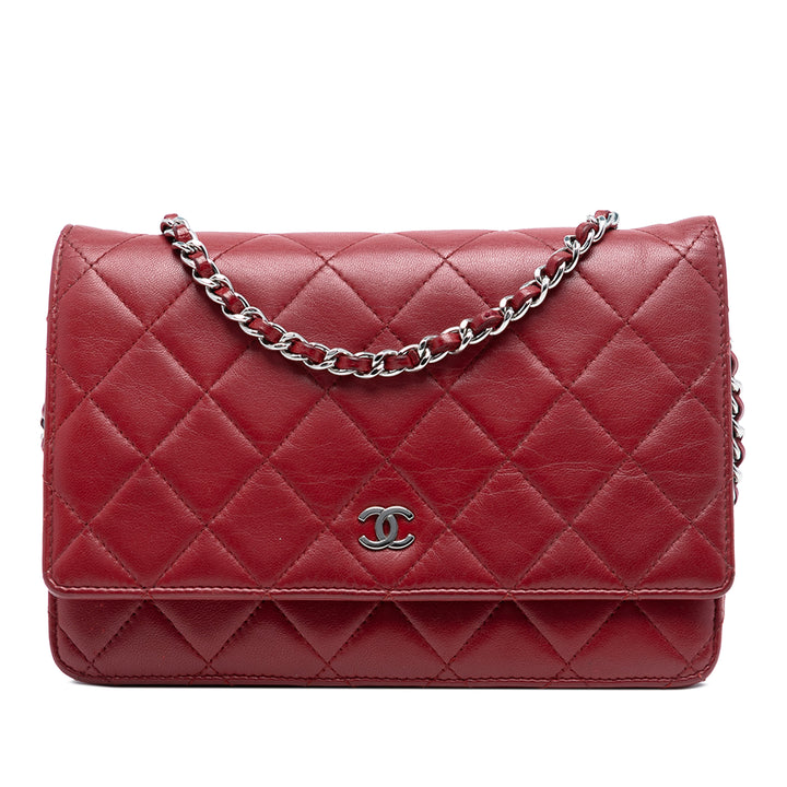 Chanel CC Matelassé Cuir d’agneau Wallet on Chain – GABY PARIS Authentique