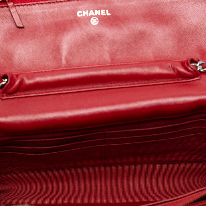 Chanel CC Matelassé Cuir d’agneau Wallet on Chain – GABY PARIS Authentique