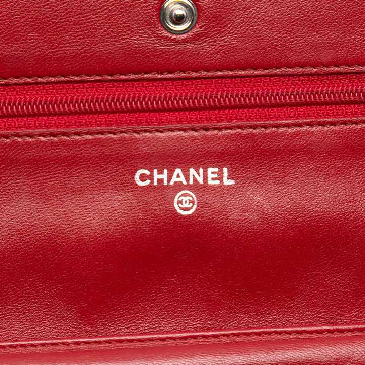 Chanel CC Matelassé Cuir d’agneau Wallet on Chain – GABY PARIS Authentique