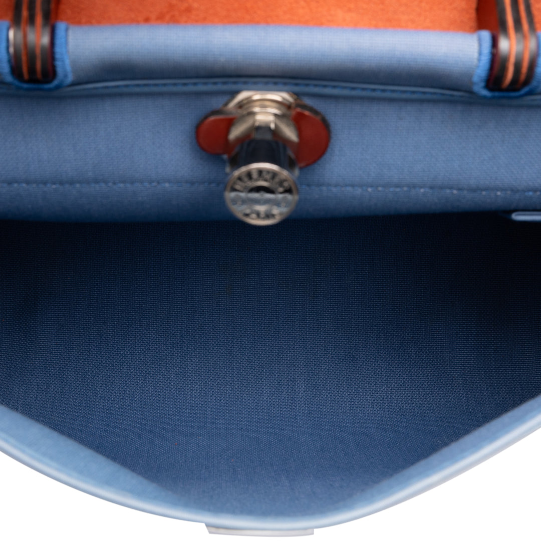 Hermès Herbag Zippé 31 Bleu – vue 4 – GABY PARIS