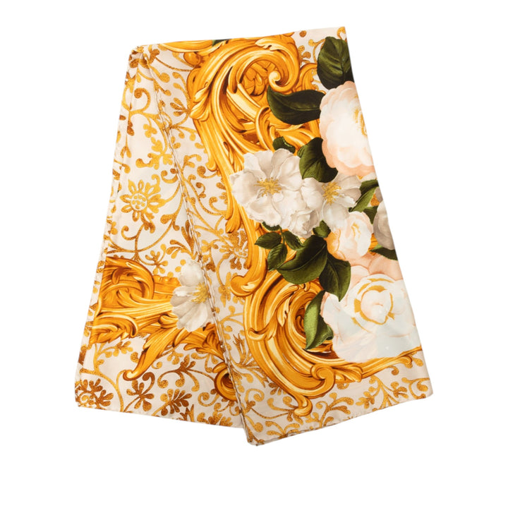 Chanel Camellia Baroque Foulard Soie