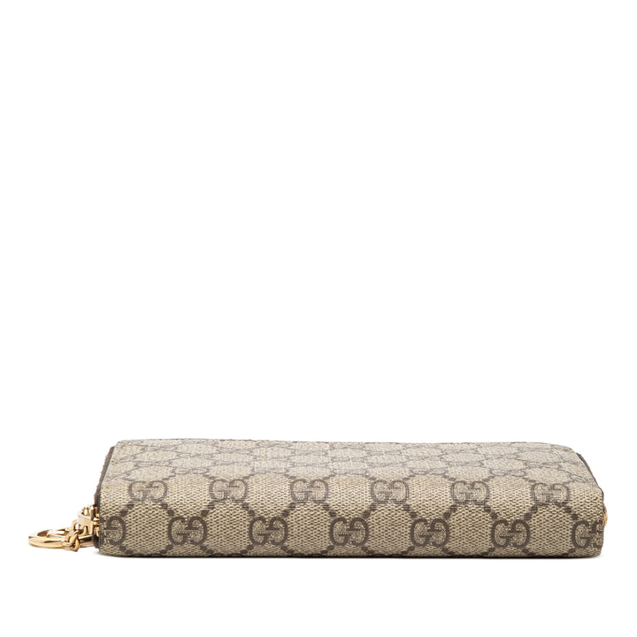 Gucci GG Supreme Portefeuille long zippé
