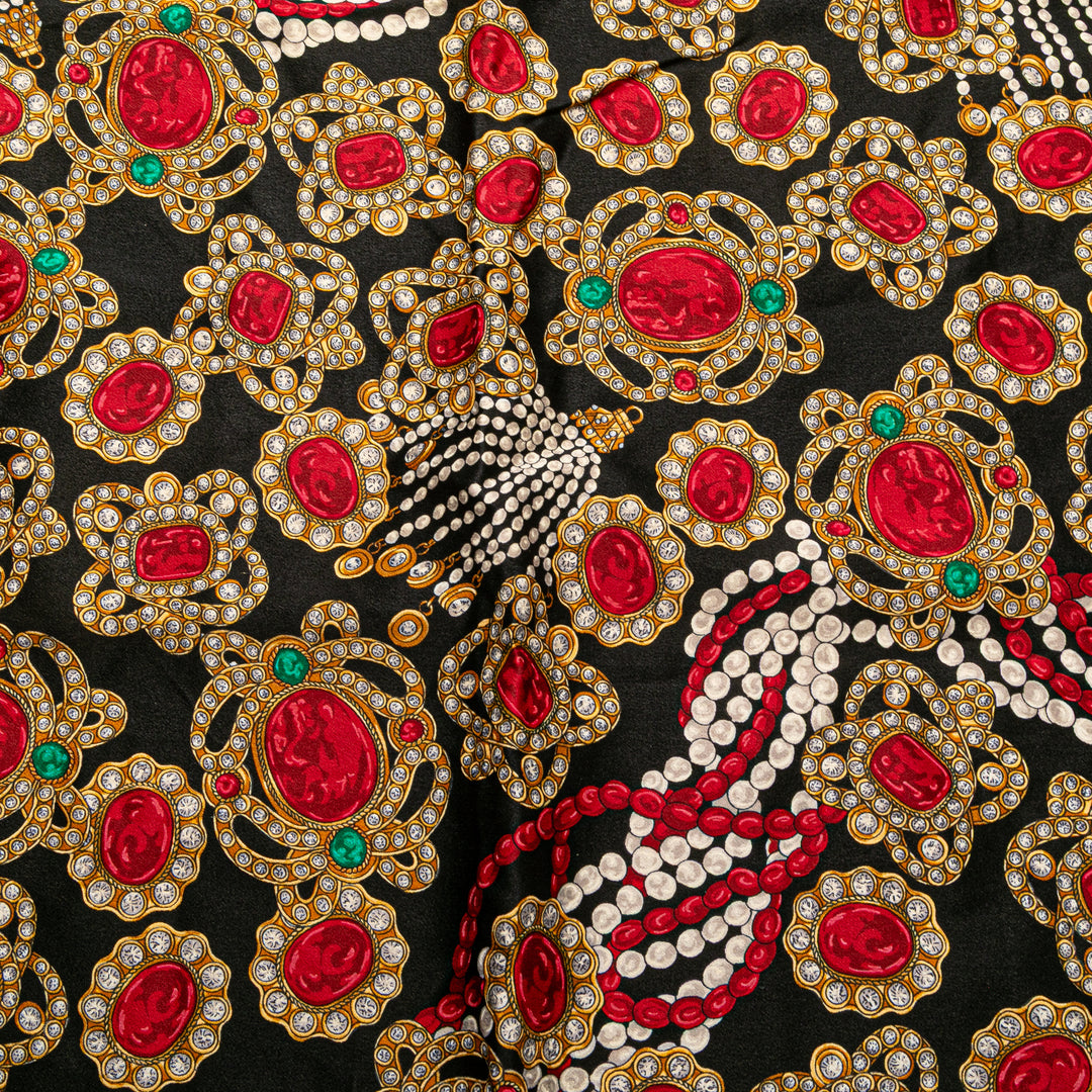 Chanel Bijoux Soie Foulard Noir – GABY PARIS Authentique