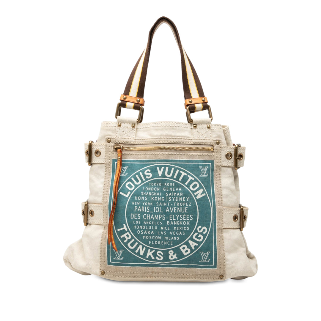 Louis Vuitton Cruise Line Globe Cabas MM Beige