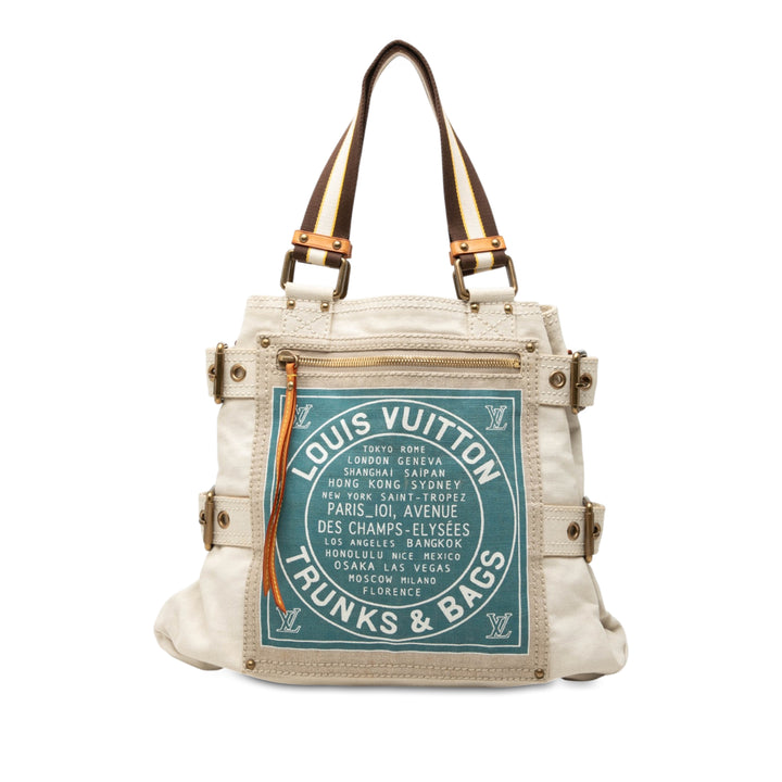 Louis Vuitton Cruise Line Globe Cabas MM Beige