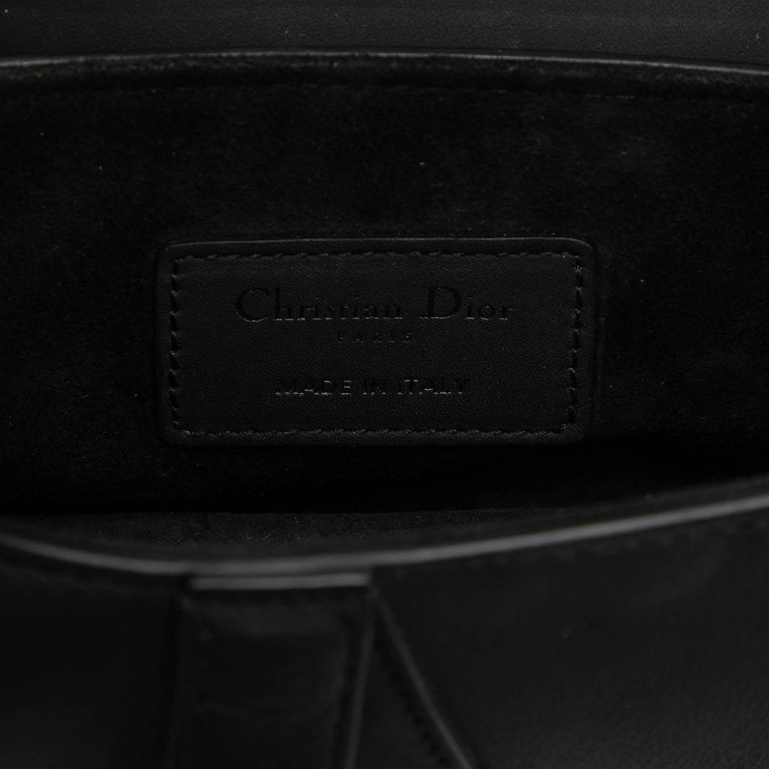 Dior Sac à main Ultra Matte Saddle Mini Cuir de veau Noir – vue 5 – GABY PARIS