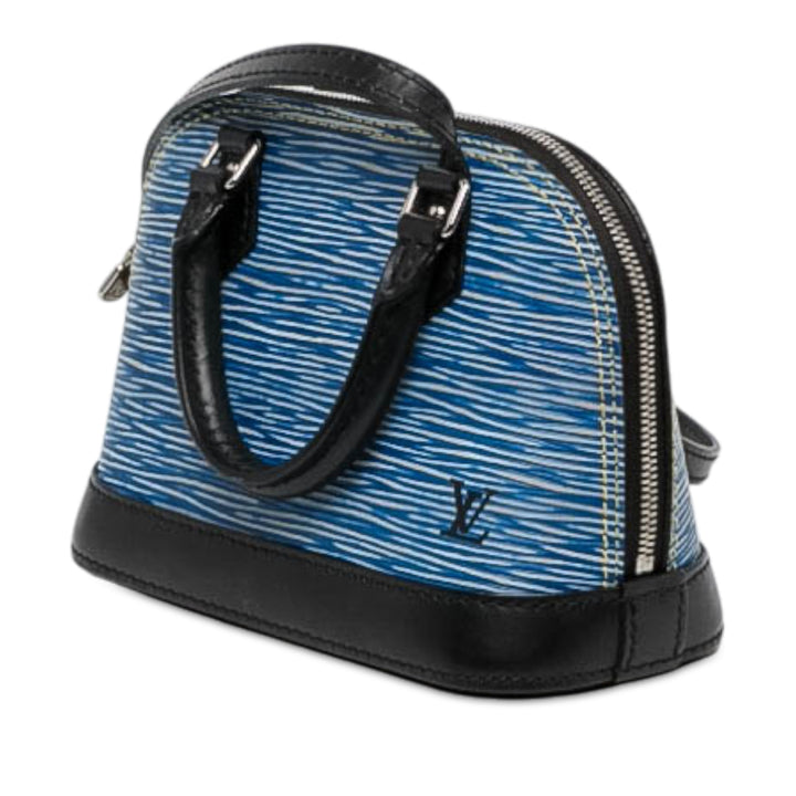 Louis Vuitton Alma Nano Épi Bleu – vue 2 – GABY PARIS