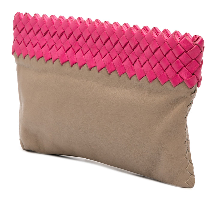 Bottega Veneta Intrecciato à finitions Bicolor Nappa Pochette