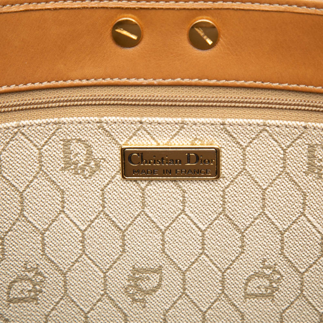 Dior Honeycomb Coated Toile Sac bandoulière