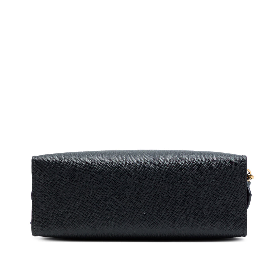 Bicolore et City Veau Esplanade Sac Saffiano Noir