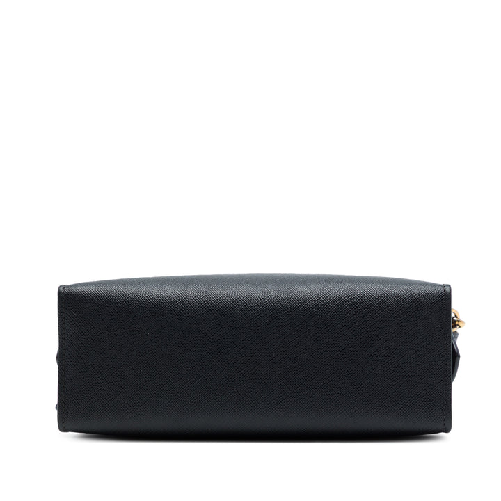 Bicolore et City Veau Esplanade Sac Saffiano Noir