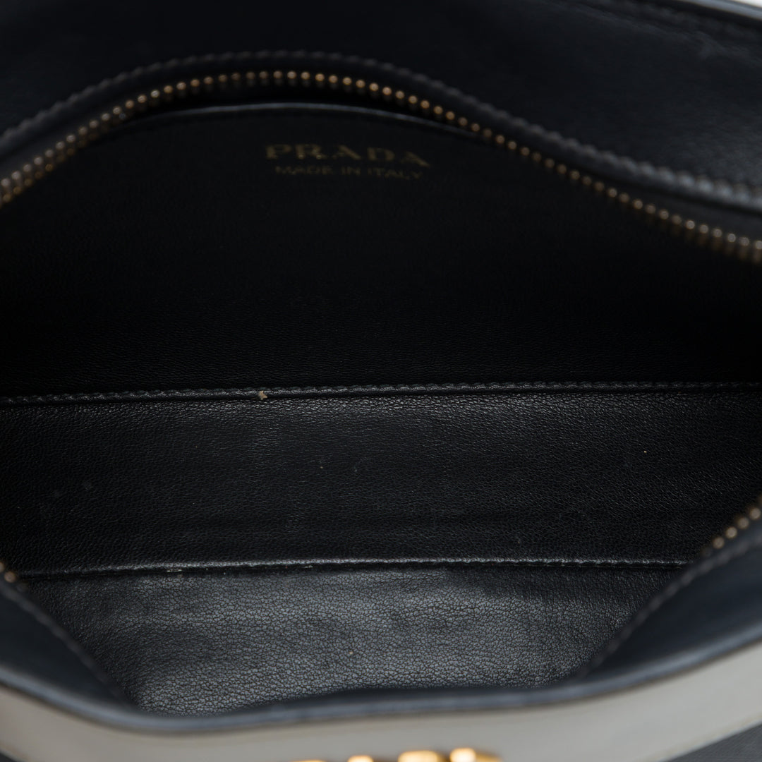 Bicolore et City Veau Esplanade Sac Saffiano Noir