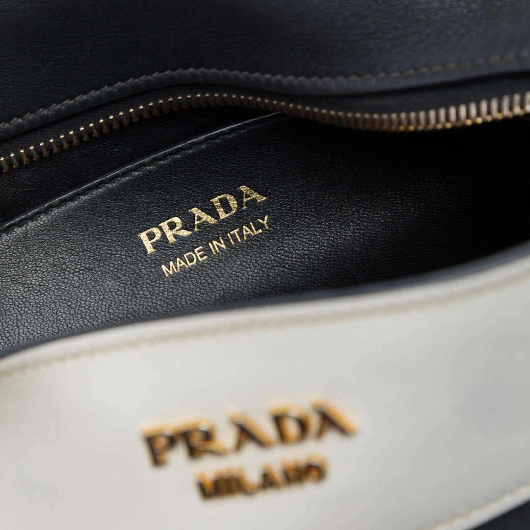 Bicolore et City Veau Esplanade Sac Saffiano Noir