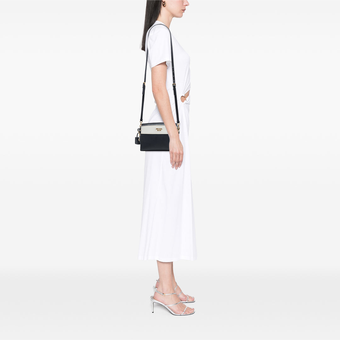 Bicolore et City Veau Esplanade Sac Saffiano Noir