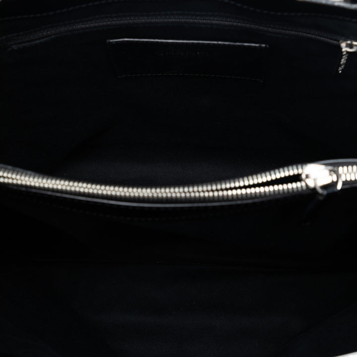 Chanel CC Matelassé Cuir verni North South Cabas