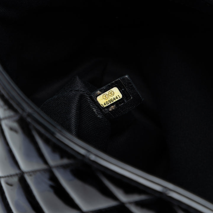 Chanel CC Matelassé Cuir verni North South Cabas