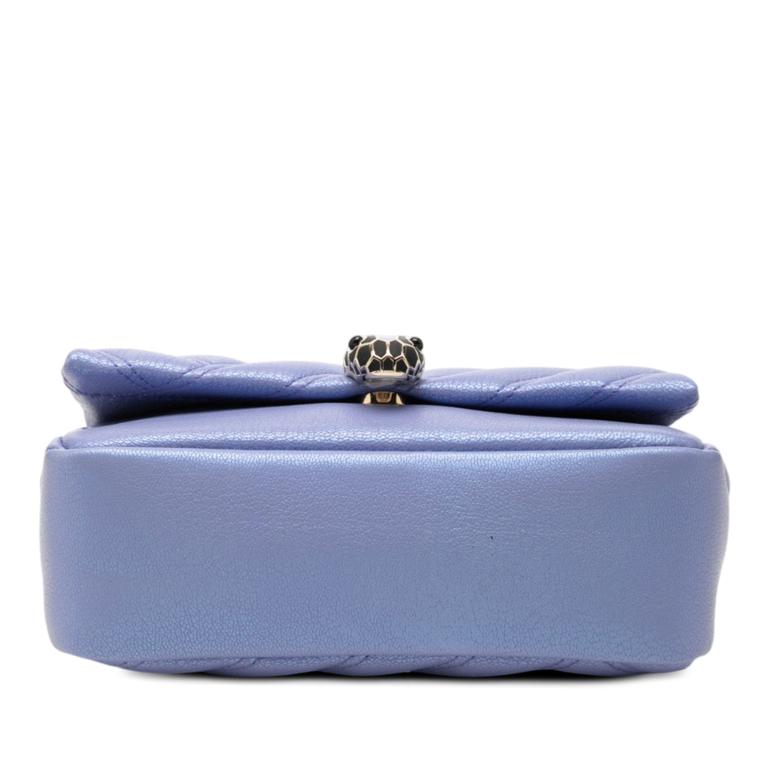 Serpenti Cabochon Chaîne Sac Violet