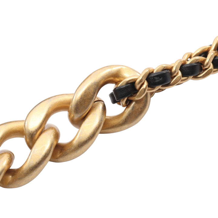 Chanel CC Matelassé Cuir d’agneau Contrast Stitch Simple rabat
