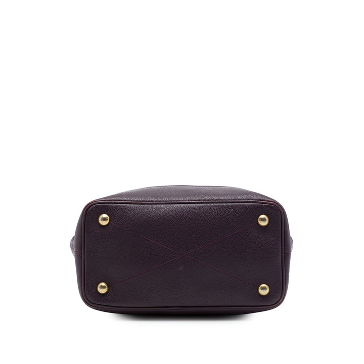 Louis Vuitton Citadine PM Monogram Empreinte Violet – vue 3 – GABY PARIS