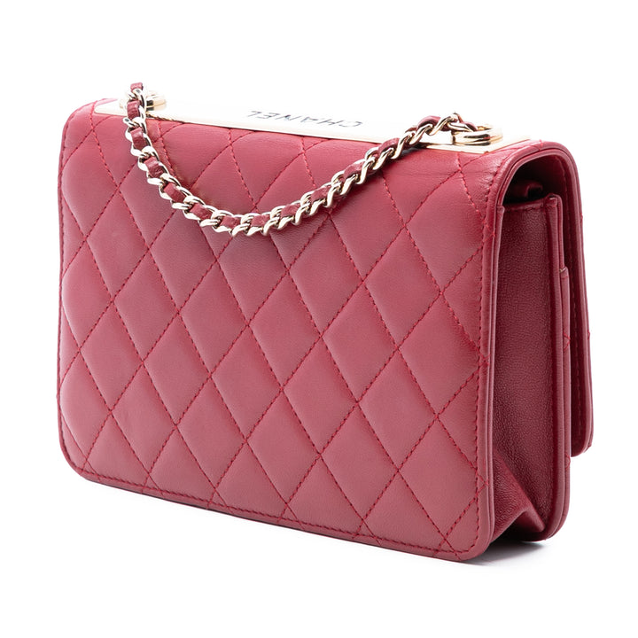 Chanel Cuir d’agneau Trendy CC Wallet on Chain