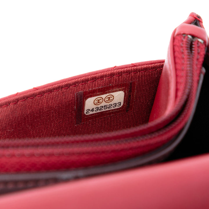 Chanel Matelassé Cuir d’agneau Trendy CC Wallet on Chain