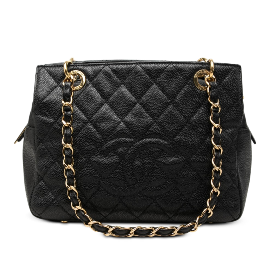 Chanel Cabas Timeless Petite Cuir caviar Noir – vue principale – GABY PARIS