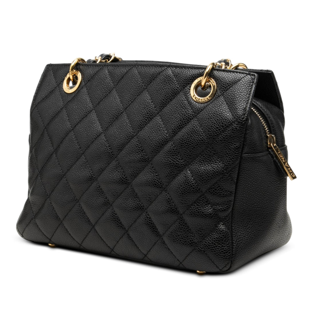 Chanel Cabas Timeless Petite Cuir caviar Noir – vue 2 – GABY PARIS