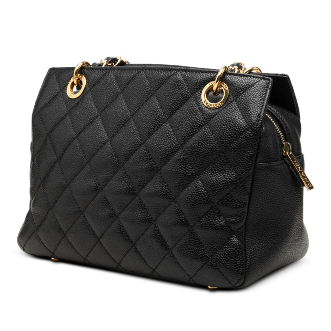 Chanel Cabas Timeless Petite Cuir caviar Noir – vue 2 – GABY PARIS
