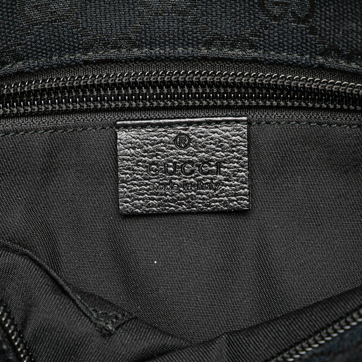Gucci GG Toile Web Sac porté croisé Noir