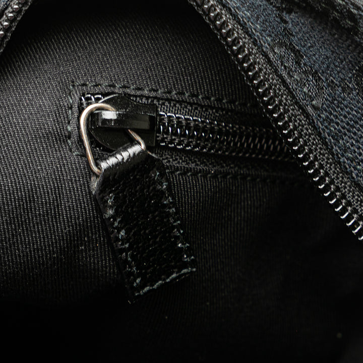 Gucci GG Toile Web Sac porté croisé Noir