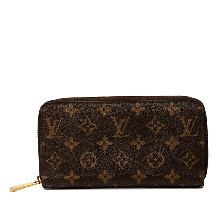 Zippy Portefeuille long Monogram Marron