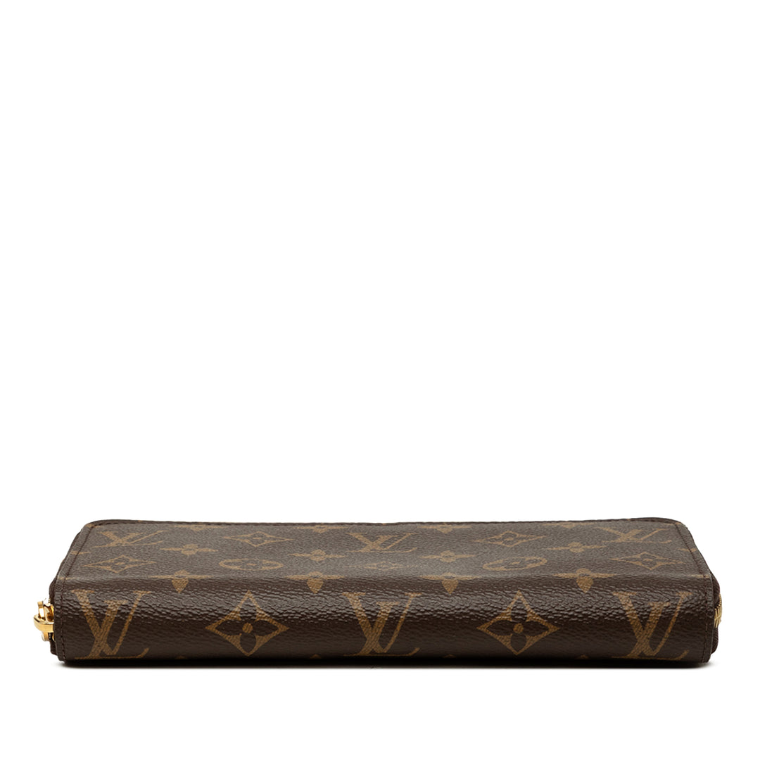 Zippy Portefeuille long Monogram Marron
