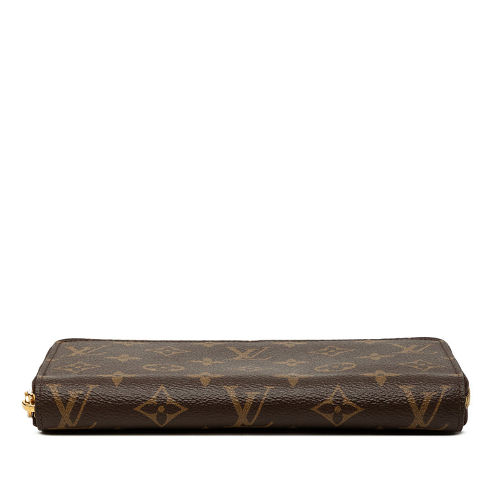 Zippy Portefeuille long Monogram Marron