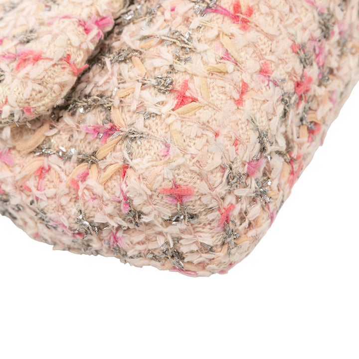Chanel Mini Rectangular Classic Tweed Simple rabat Rose