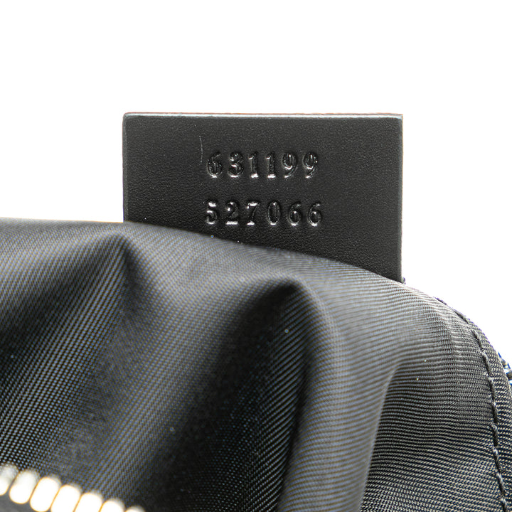 Techno Canvas Web Messenger Bag Black - Gaby Paris
