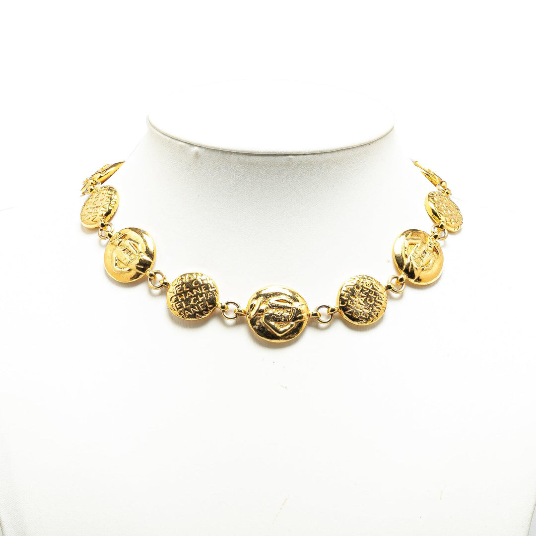 Gold Plated Mademoiselle Cambon Necklace Gold - Gaby Paris