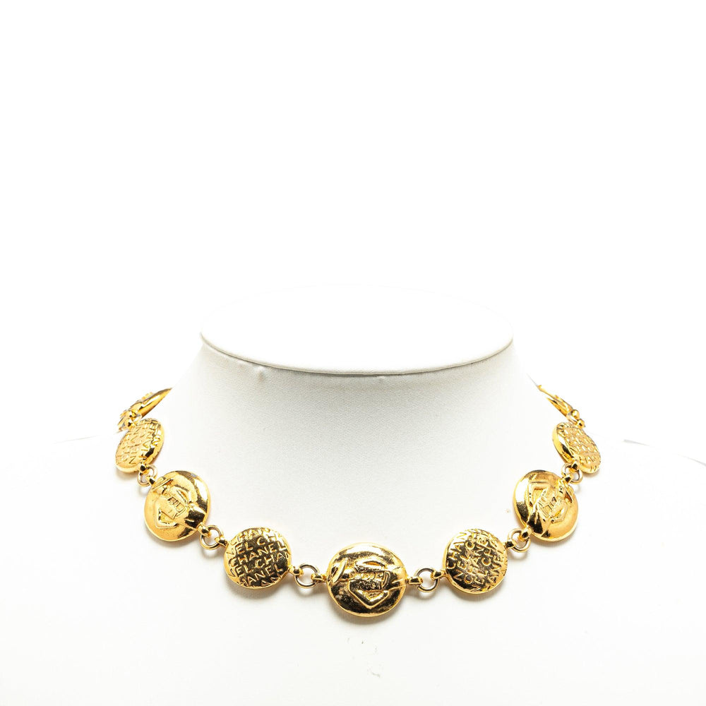 Gold Plated Mademoiselle Cambon Necklace Gold - Gaby Paris