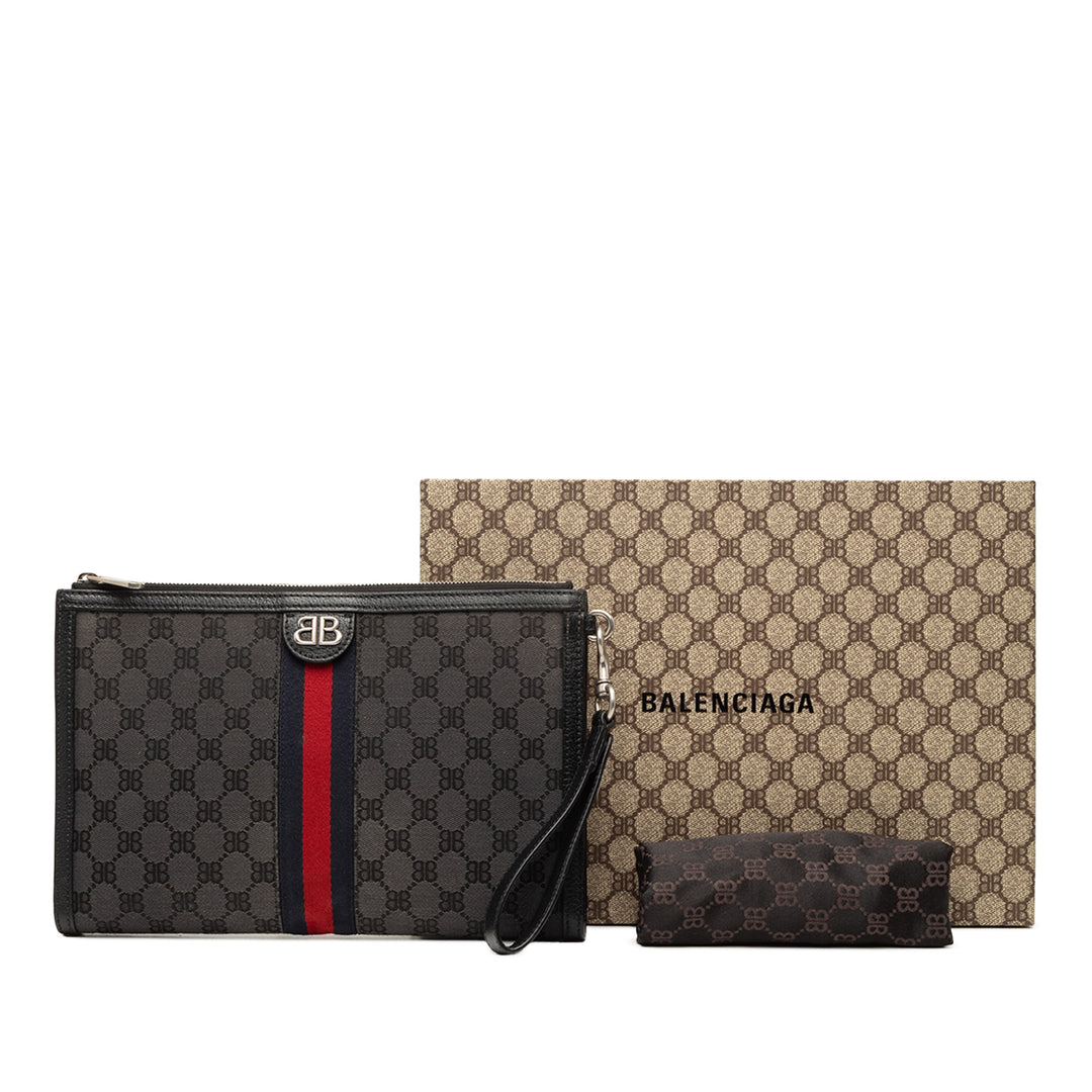 Balenciaga The Hacker Project BB Toile Web Ophidia Pochette