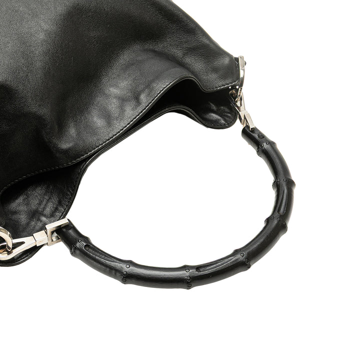 Gucci Cuir Bamboo Sac cartable