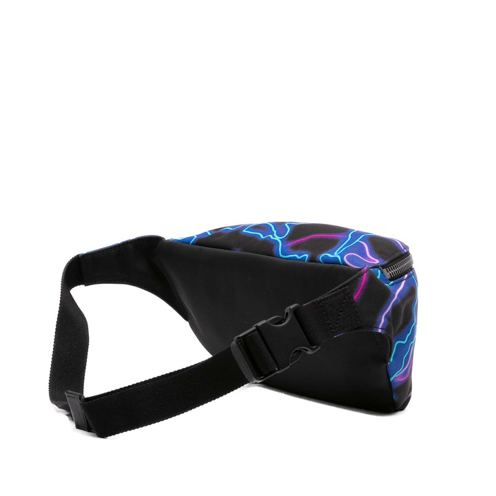 VLTN Neon Camouflage Imprimé Sac ceinture Noir