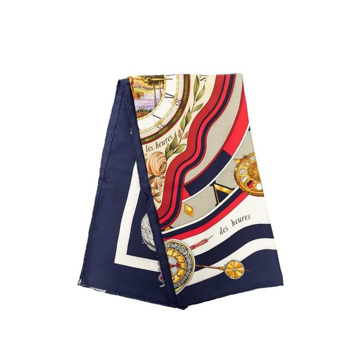 Parmi Les Fleurs Je Compte Les Heures Foulard 90 Multi Multicolore