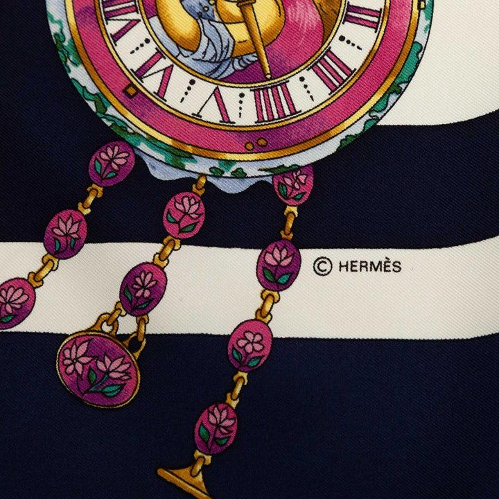 Parmi Les Fleurs Je Compte Les Heures Foulard 90 Multi Multicolore