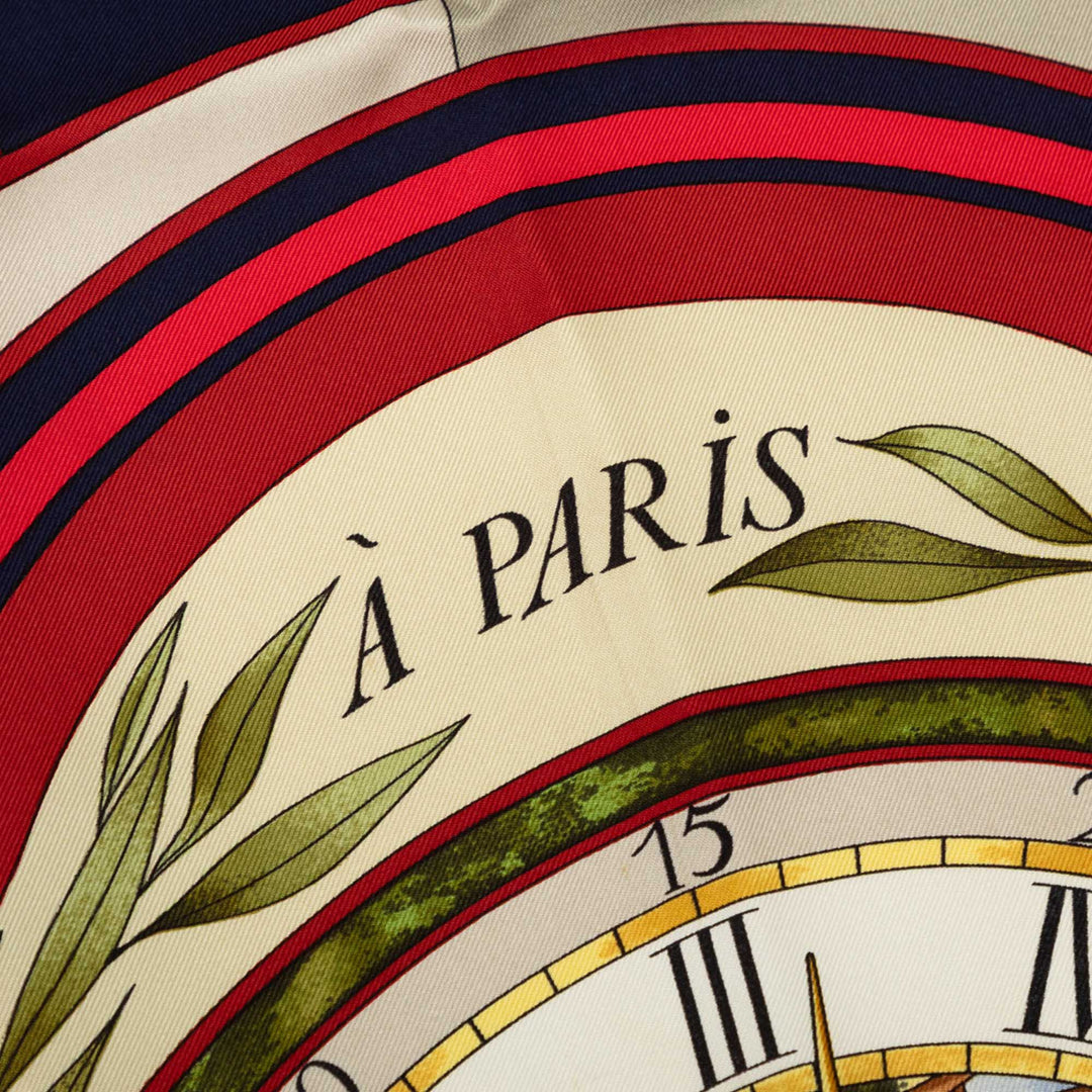 Parmi Les Fleurs Je Compte Les Heures Foulard 90 Multi Multicolore